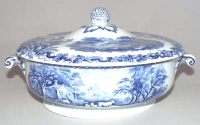 Vegetable Dish with cover c1930s